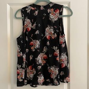 Floral halter top
